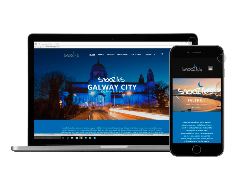 Snoozles Hostel Web Design