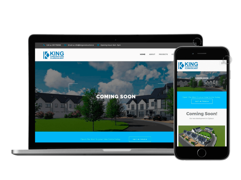 King Construction Web Development