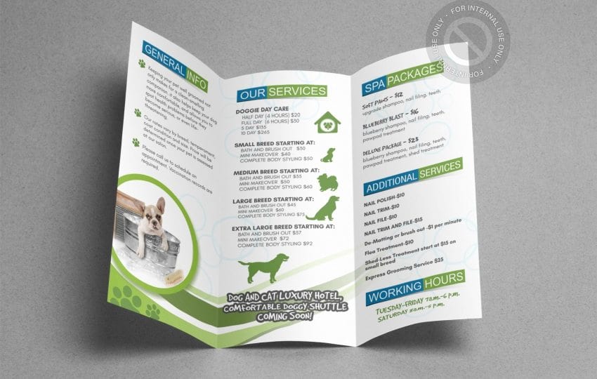 Lubas Pet Studio Flyer 3