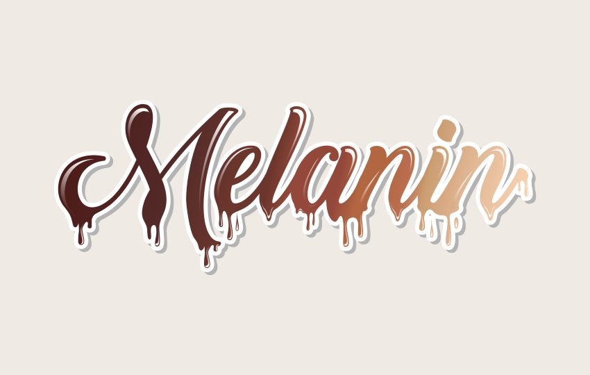A logo of a company called Melanin