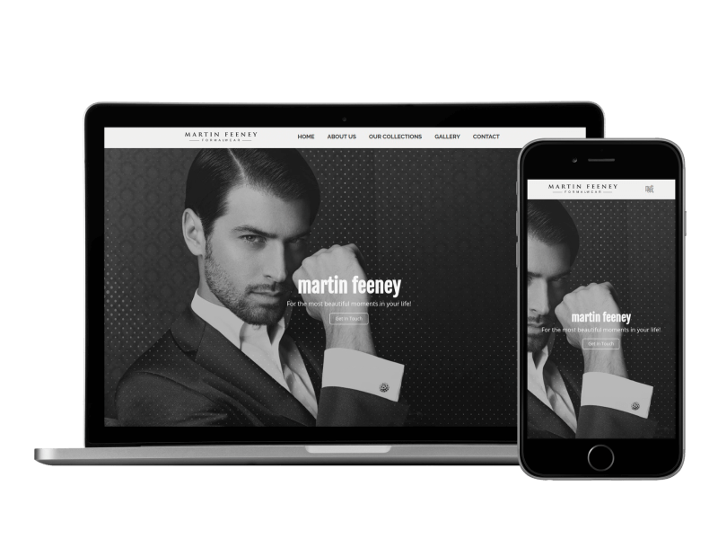 Martin Feeney Website Design